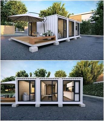 Folding Container House Durable Steel Structure With EPS Sandwich Panel Easy Assembly Customizable Design