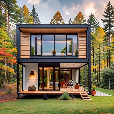Folding Container House Durable Steel Structure With EPS Sandwich Panel Easy Assembly Customizable Design