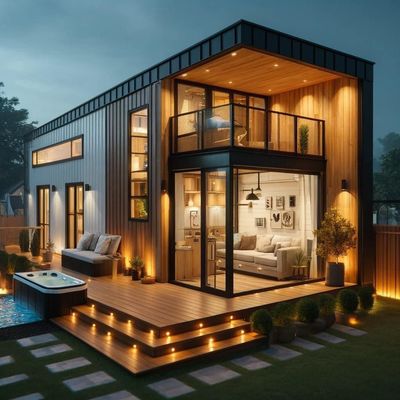 Folding Container House Durable Steel Structure With EPS Sandwich Panel Easy Assembly Customizable Design