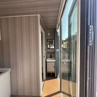 Apple Cabin House Modern And Sustainable Galvanized Steel Frame And Metal Carved Panel For Comfortable Living
