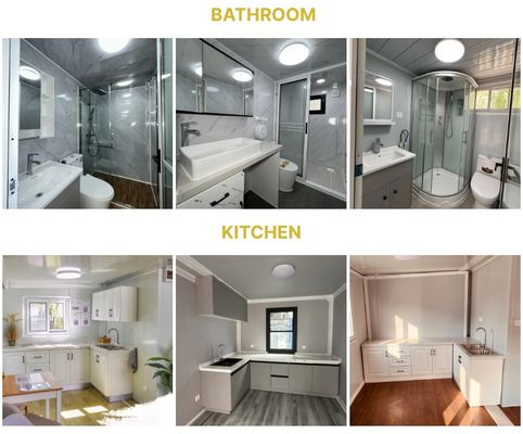 Expandable Container House Steel Frame and Insulated Wall Panels Easy Fast Assembly and Transport
