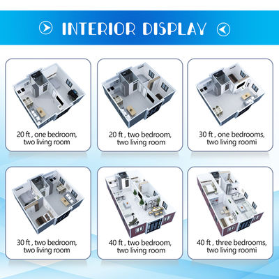 Expandable Container House Steel Frame and Insulated Wall Panels Easy Fast Assembly and Transport