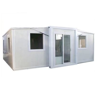 Prefab 20ft Three-bedroom European Standard House With Antique Grey Exterior Walls Expandable Container House