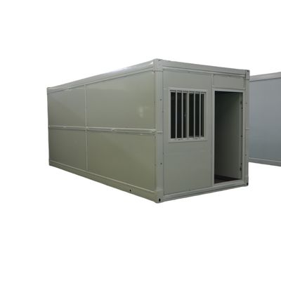 Customizable Folding Container House With EPS / Rock Wool Sandwich Panel And Glass Wool Panel For Insulation