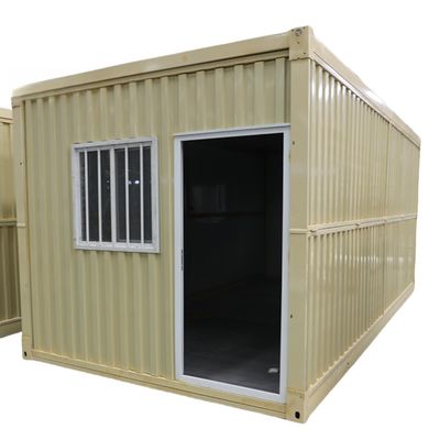 Customizable Folding Container House With EPS / Rock Wool Sandwich Panel And Glass Wool Panel For Insulation