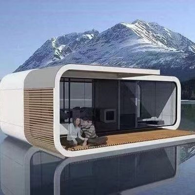 2025 Economic Movable Prefab Capsule House Capsule Hotel Garden Pod Prefabricated Modular Tiny Apple Cabin Container House