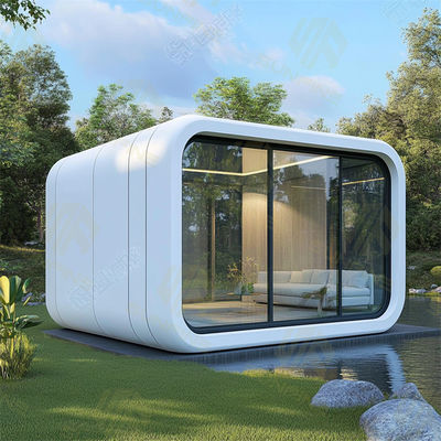 2025 Economic Movable Prefab Capsule House Capsule Hotel Garden Pod Prefabricated Modular Tiny Apple Cabin Container House