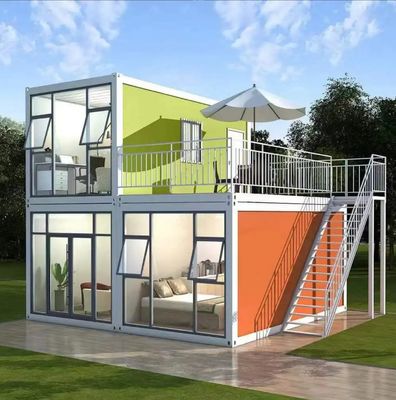Detachable Container House For Temporary Or Permanent Housing With Steel Structure And Sandwich Panel
