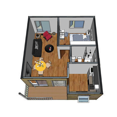 Easy-to-Transport Flat Pack Container House Convenient and Portable for Your Moving Needs