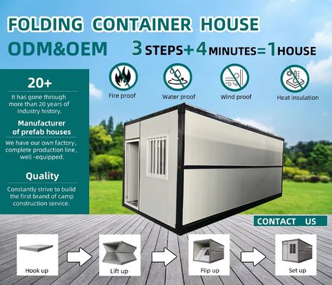 Durable and Folding Container House Bending Steel Plate and EPS Sandwich Panel for Construction