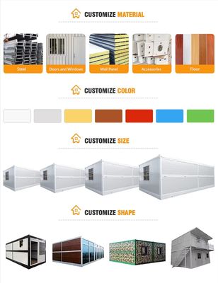Durable and Folding Container House Bending Steel Plate and EPS Sandwich Panel for Construction